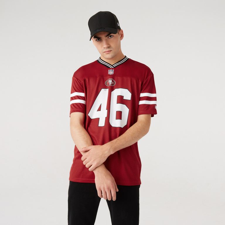 Ropa New Era Nfl Rojos - San Francisco 49ers Oversized Jersey 42709UTYH